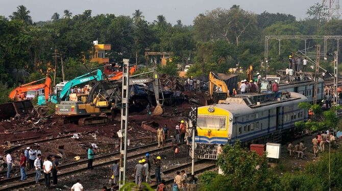 Zugunglück in Indien