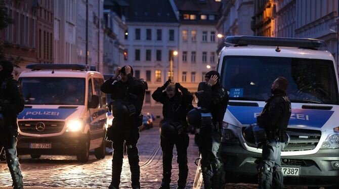 Proteste in Leipzig Proteste in Leipzig