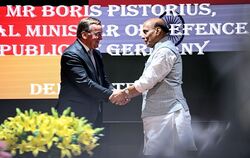 Verteidigungsminister Pistorius in Indien