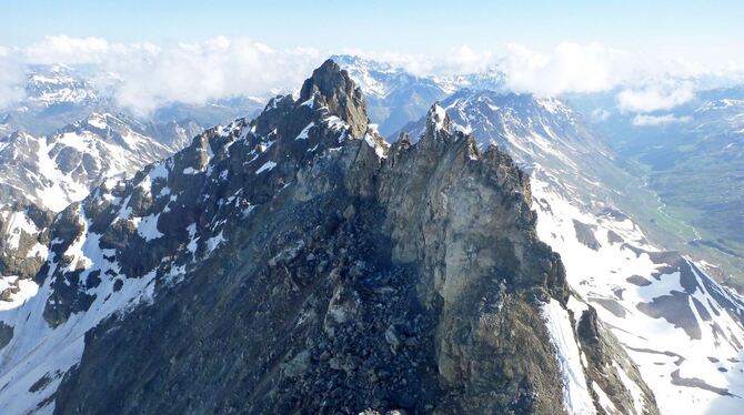 Bergsturz in den Tiroler Alpen