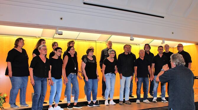 Vocal Affair begeisterte das Publikum mit einer großen Bandbreite an Titeln. FOTO: BÖHM Vocal Affair begeisterte das Publikum mit einer großen Bandbreite an Titeln. FOTO: BÖHM