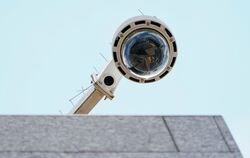 Überwachungskamera im öffentlichen Raum