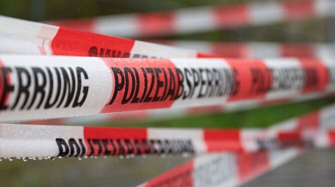 Polizeiabsperrung Polizeiabsperrung