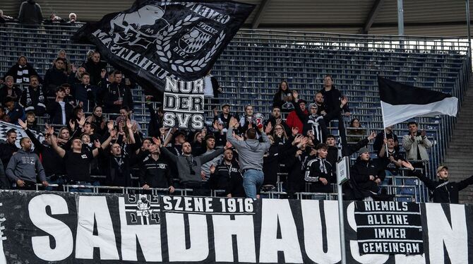 Fans des SV Sandhausen