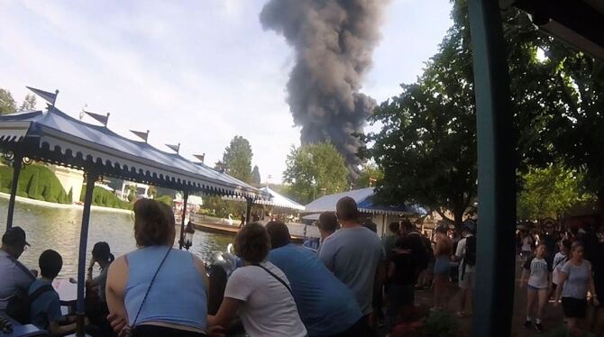 Brand im Europa-Park