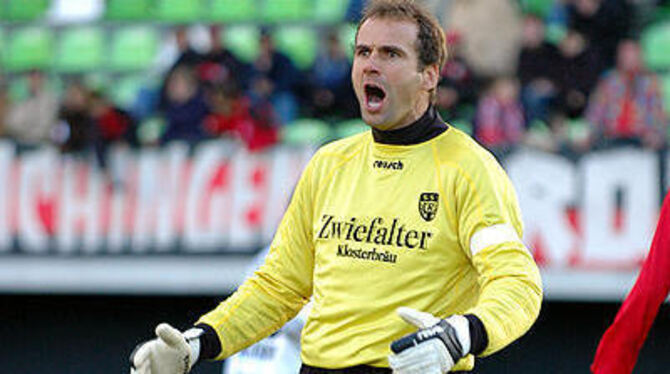 Regte sich in der Nachspielzeit auf: SSV-Kapitän Marco Langner.
GEA-FOTO: PACHER