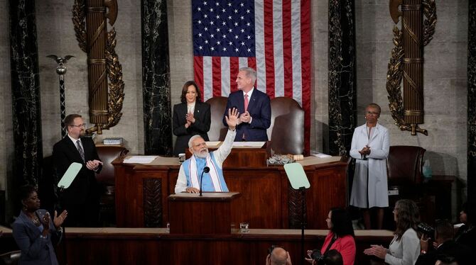 Modi im US-Kongress Modi im US-Kongress