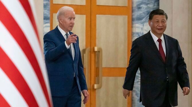Joe Biden und Xi Jinping Joe Biden und Xi Jinping