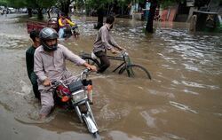 Starkregen in Pakistan