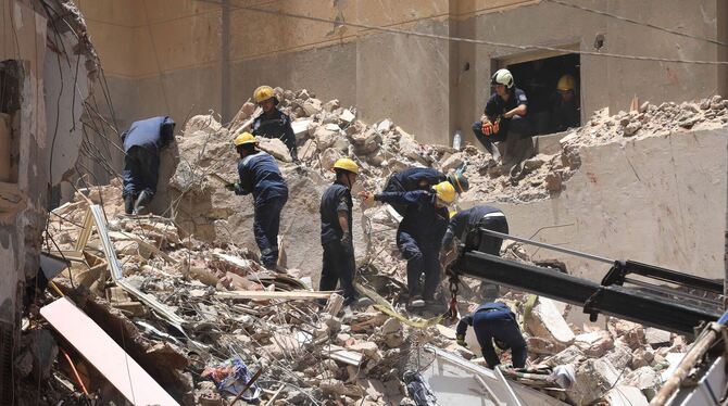 Gebäude in Alexandria eingestürzt Gebäude in Alexandria eingestürzt