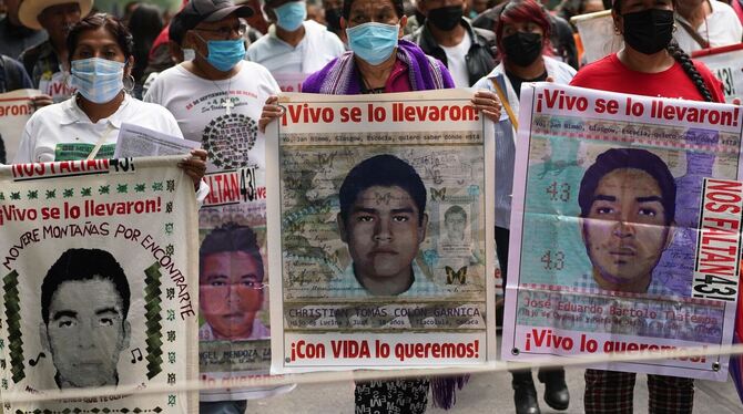 Verschleppte Studenten in Mexiko