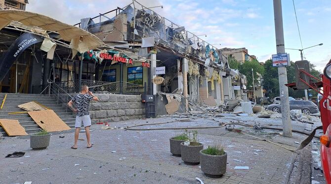 Zerstörung in Kramatorsk