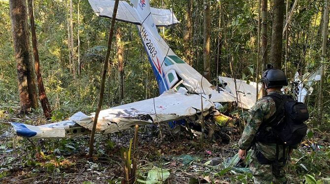 Flugzeugabsturz im Regenwald