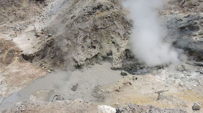 Phlegräische Felder in Italien