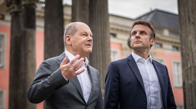 Scholz und Macron Scholz und Macron