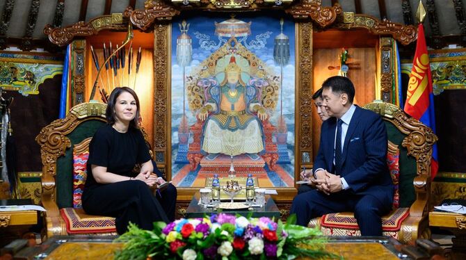 Baerbock und Khurelsukh