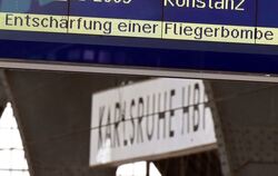 Blindgänger-Verdacht in Karlsruhe