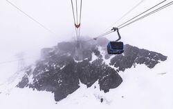 Eröffnung der höchsten Seilbahn in der Schweiz