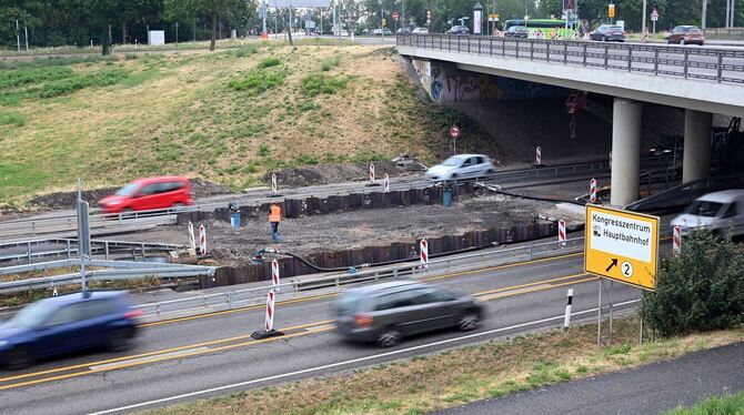 Blindgänger-Verdachtspunkt in Karlsruhe