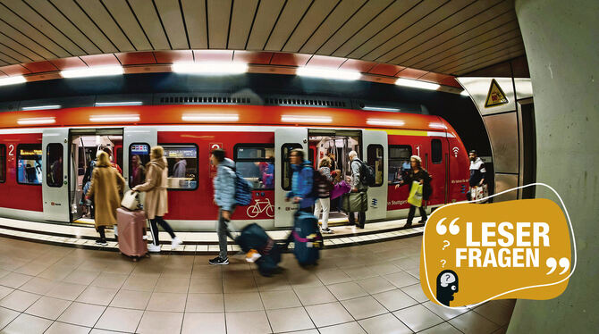 Die S-Bahnen der Linie S2 von Schorndorf und der Stuttgarter Innenstadt enden aktuell in Filderstadt-Bernhausen.