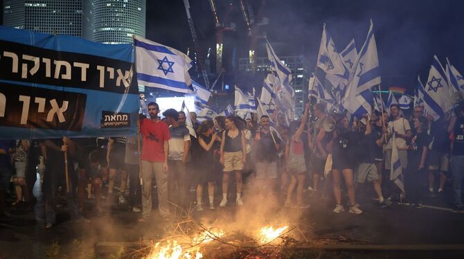 Antiregierungsprotest in Israel