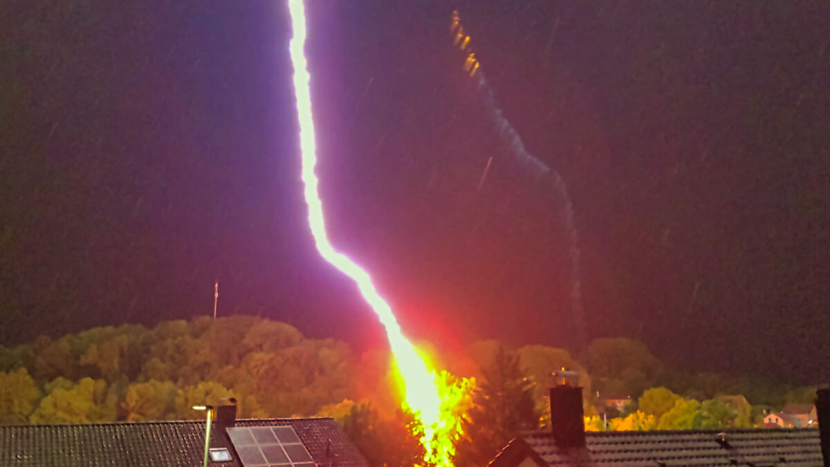 Blitzeinschlag Bronnweiler 11.07.23