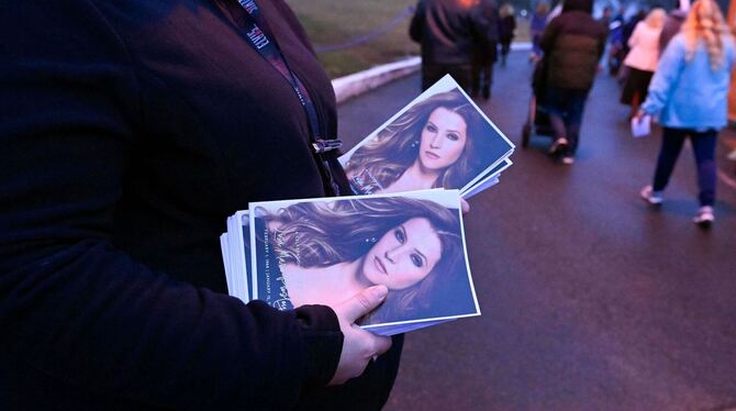 Lisa Marie Presleys Trauerfeier Lisa Marie Presleys Trauerfeier