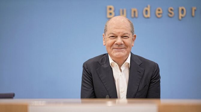 Sommer-Pressekonferenz von Bundeskanzler Scholz