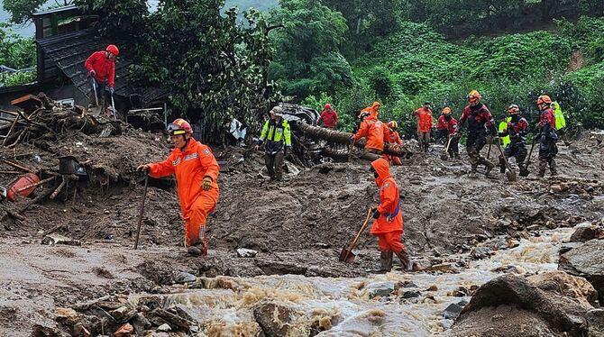 Unwetter in Südkorea