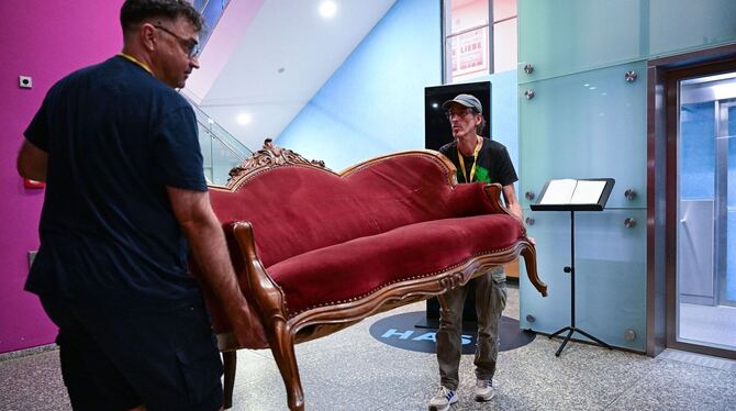 Loriot-Sofa im Haus der Geschichte