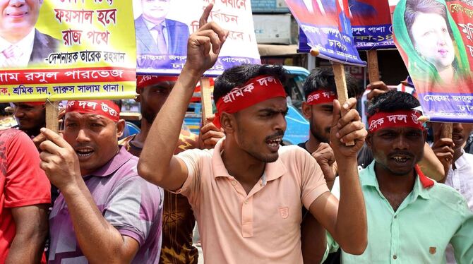 Protest in Bangladesch