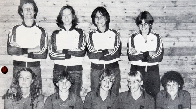 Die Damenmannschaft des VfL Pfullingen spielte 1980 in der Oberliga.  FOTOS (2): VEREIN