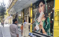 Schönheitssalon in Kabul