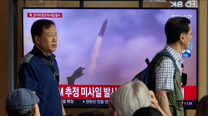 Nordkorea feuert Rakete ab