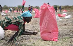 Frau im Südsudan