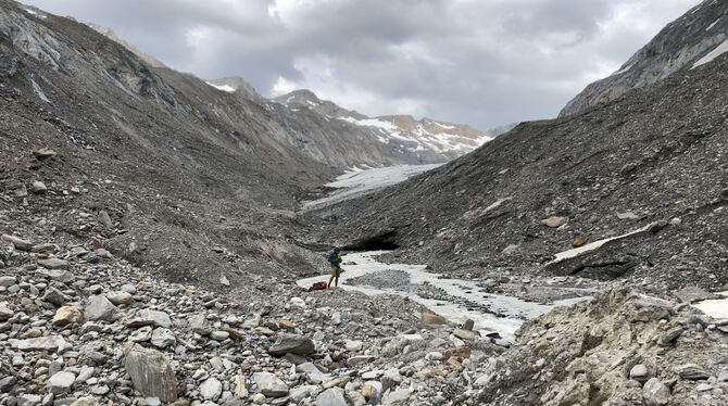 Der Langtalferner, ein Gletscher im Ötztal, beziehungsweise dessen kläglicher Rest.  FOTOS: ZABOTA
