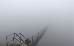 Führt nicht ins Nichts: Die Piccard-Brücke überspannt das Gurgler Tal. FOTO: DZ
