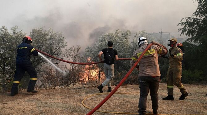 Waldbrände in Griechenland