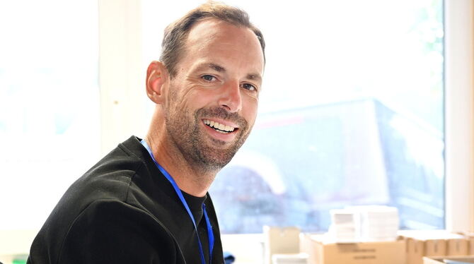 Der Mann hinter dem Tennis-Großevent: Turnierdirektor Markus Gentner. FOTO: PIETH