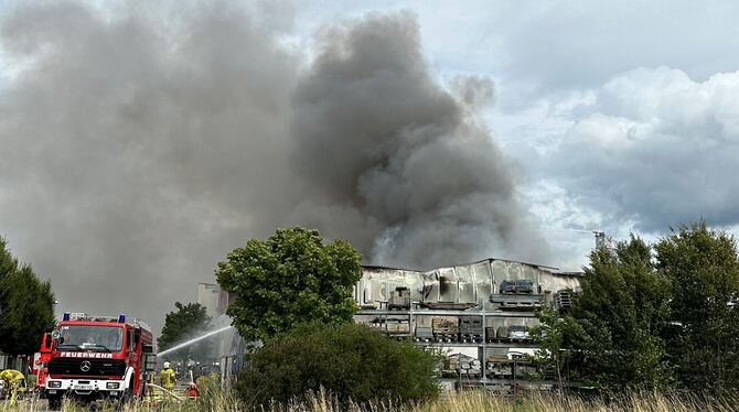 130 Feuerwehrleute waren im Einsatz.