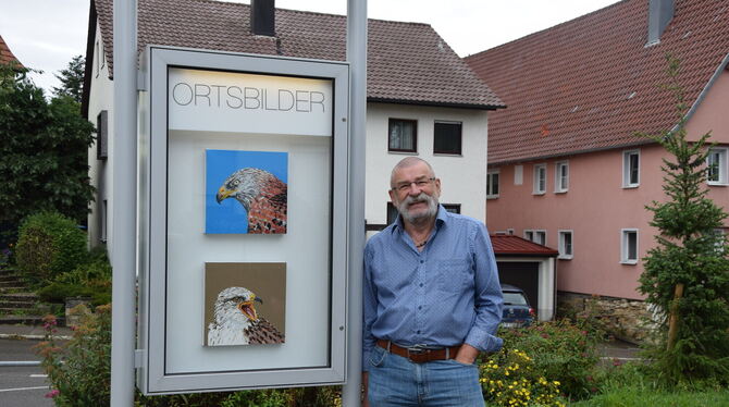 Peter Schall hat eine Faszination für Greifvögel.
