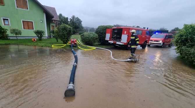 Überflutungen im Süden Österreichs