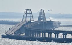 Feuer auf der Krim-Brücke