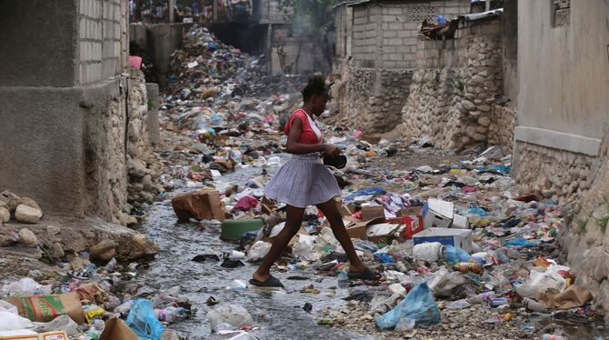 Mädchen in Haiti