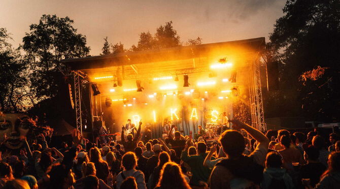 15 Livebands und 25 DJ-Sets sorgen beim Eine-Liebe-Festival auf dem Hüttenbühl in Herdwangen-Schönach dafür, dass die Besucher v
