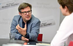 Der Tübinger Bundestagsabgeordnete Martin Rosemann beim Gespräch in der GEA-Redaktion. FOTO: PIETH