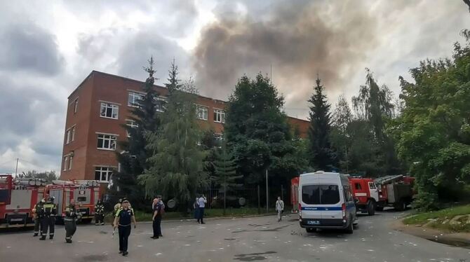 Explosion auf Fabrikgelände nahe Moskau