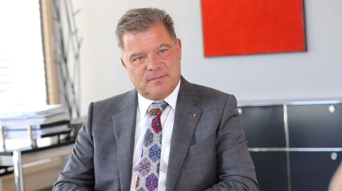 Christian Otto Erbe, Präsident der  Industrie- und  Handelskammer Reutlingen. FOTO: REISNER