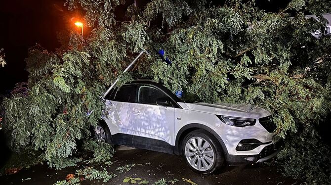 Unwetter in Baden-Württemberg