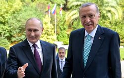 Türkischer Präsident Erdogan in Russland